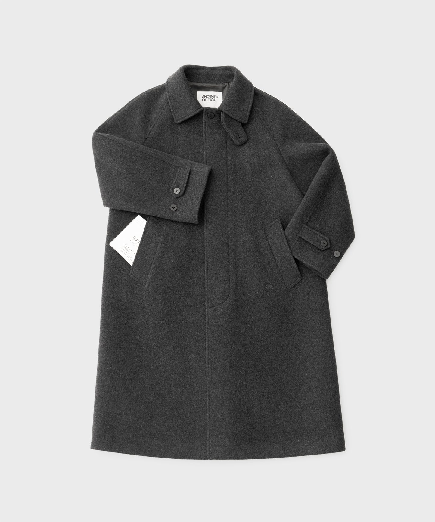 ANOTHER OFFICE Legacy Balmacaan Coat