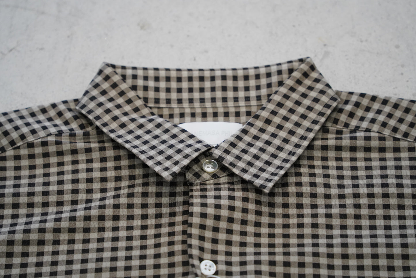 KANEMASA PHIL.46G Atmosphere Gingham Check Shirt