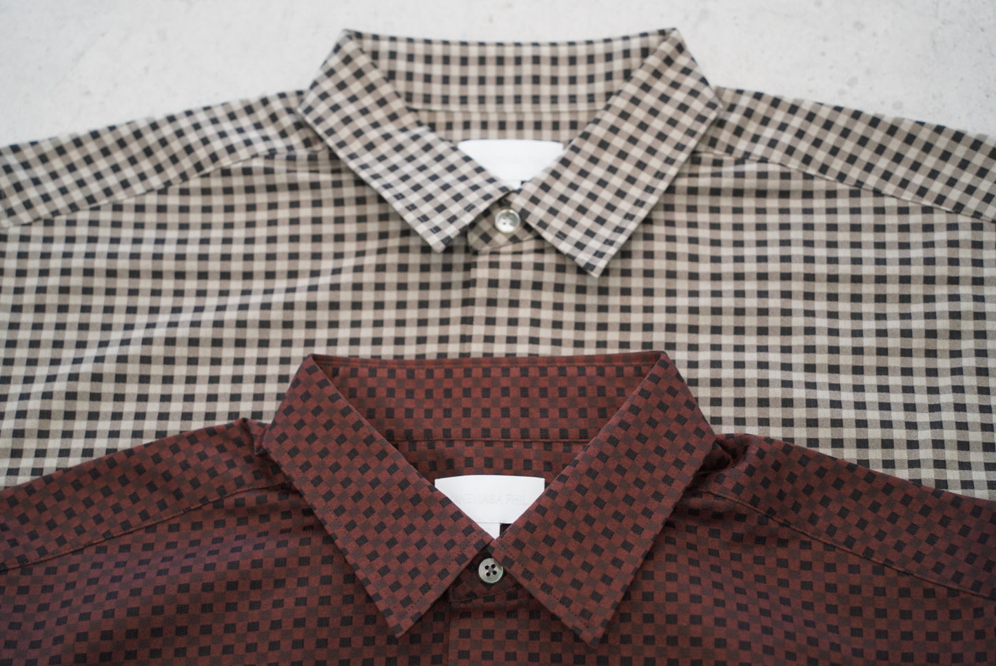 KANEMASA PHIL.46G Atmosphere Gingham Check Shirt