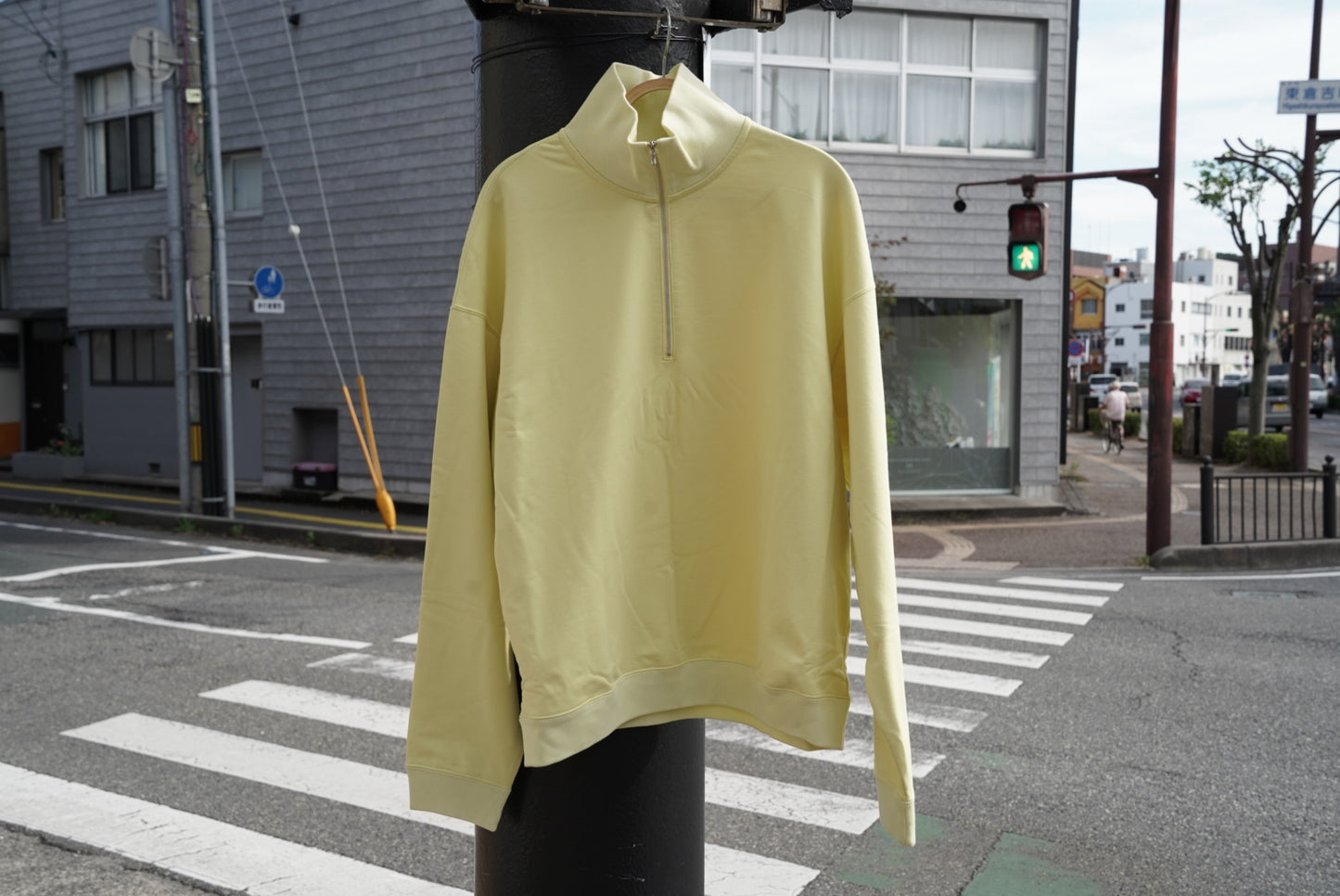 KANEMASA PHIL.36G Super Fine Gauge Half Zip Pullover