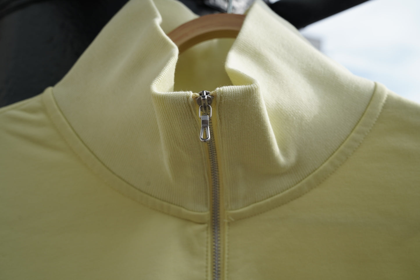 KANEMASA PHIL.36G Super Fine Gauge Half Zip Pullover