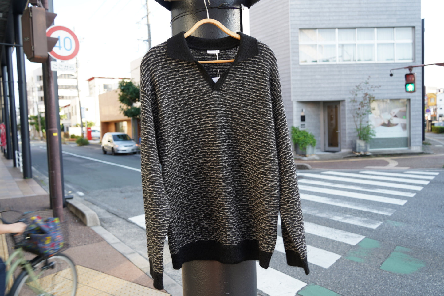 Blanc YM Mohair Skipper Knit