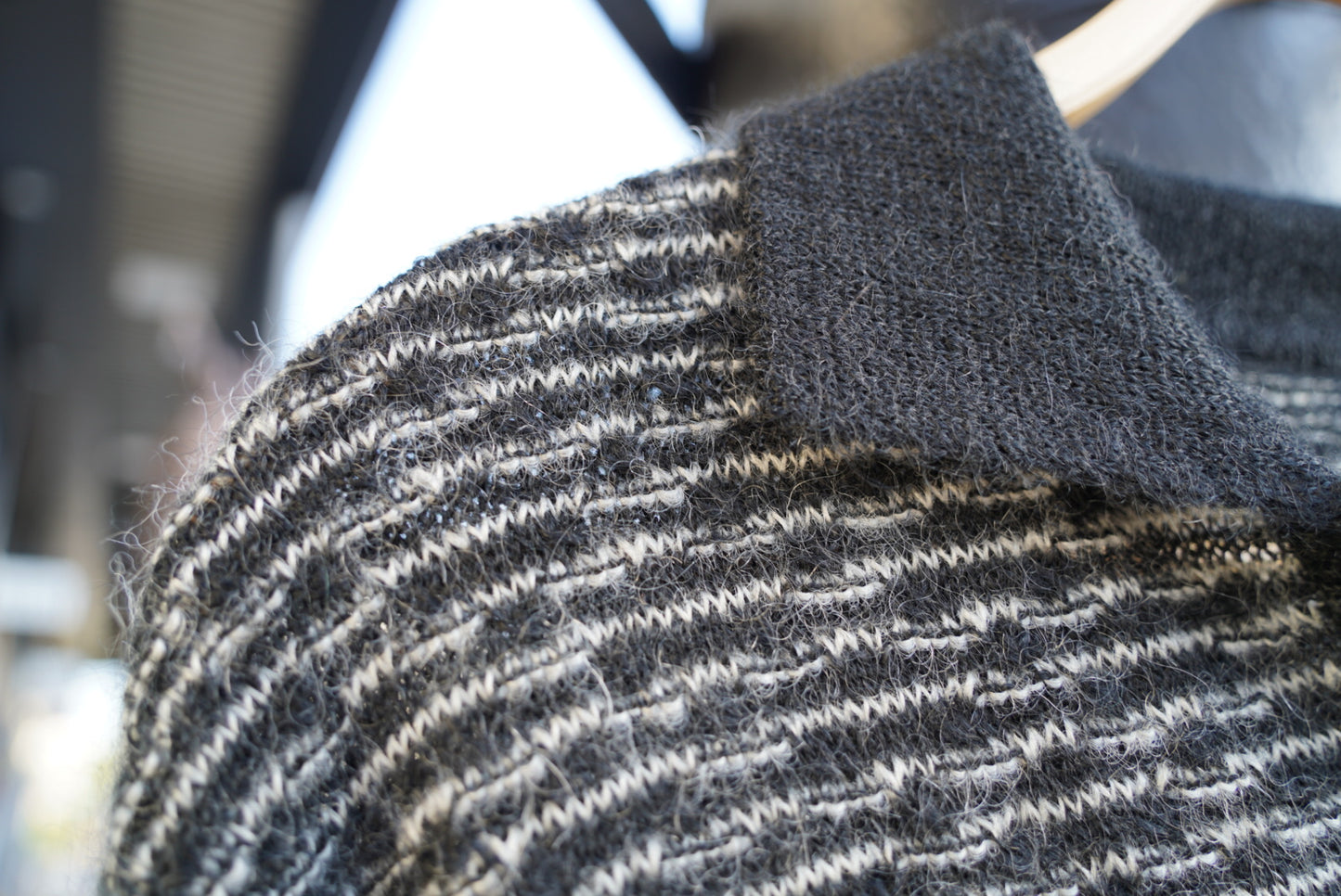 Blanc YM Mohair Skipper Knit