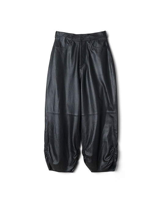 refomed FRESH MAN CCU LEATHER WIDE PANTS